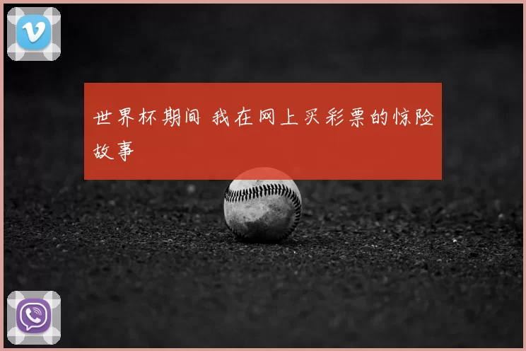 世界杯期间 我在网上买彩票的惊险故事