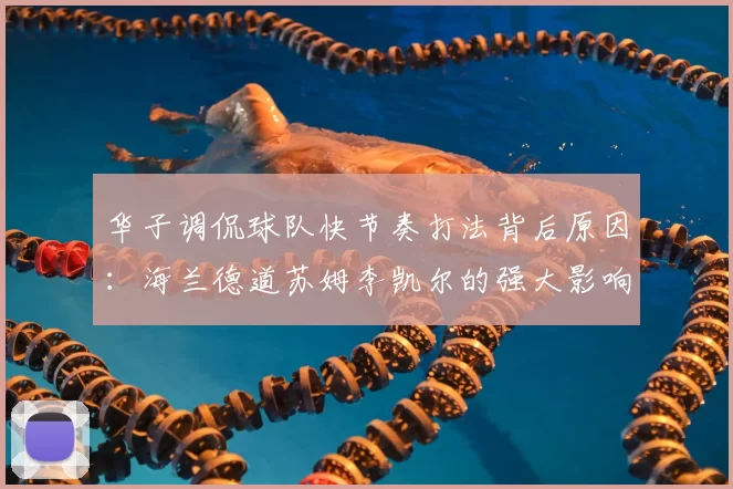 华子调侃球队快节奏打法背后原因:海兰德道苏姆李凯尔的强大影响力
