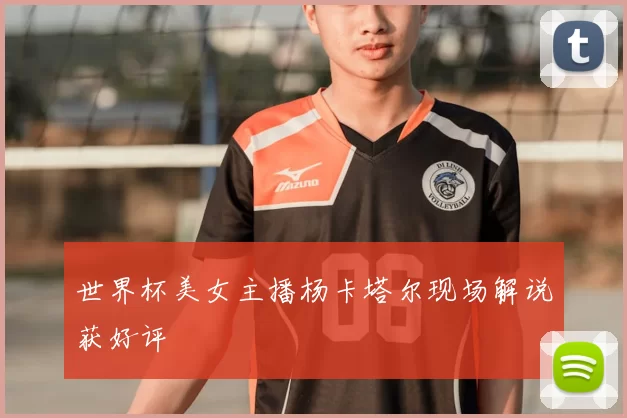 世界杯美女主播杨卡塔尔现场解说获好评